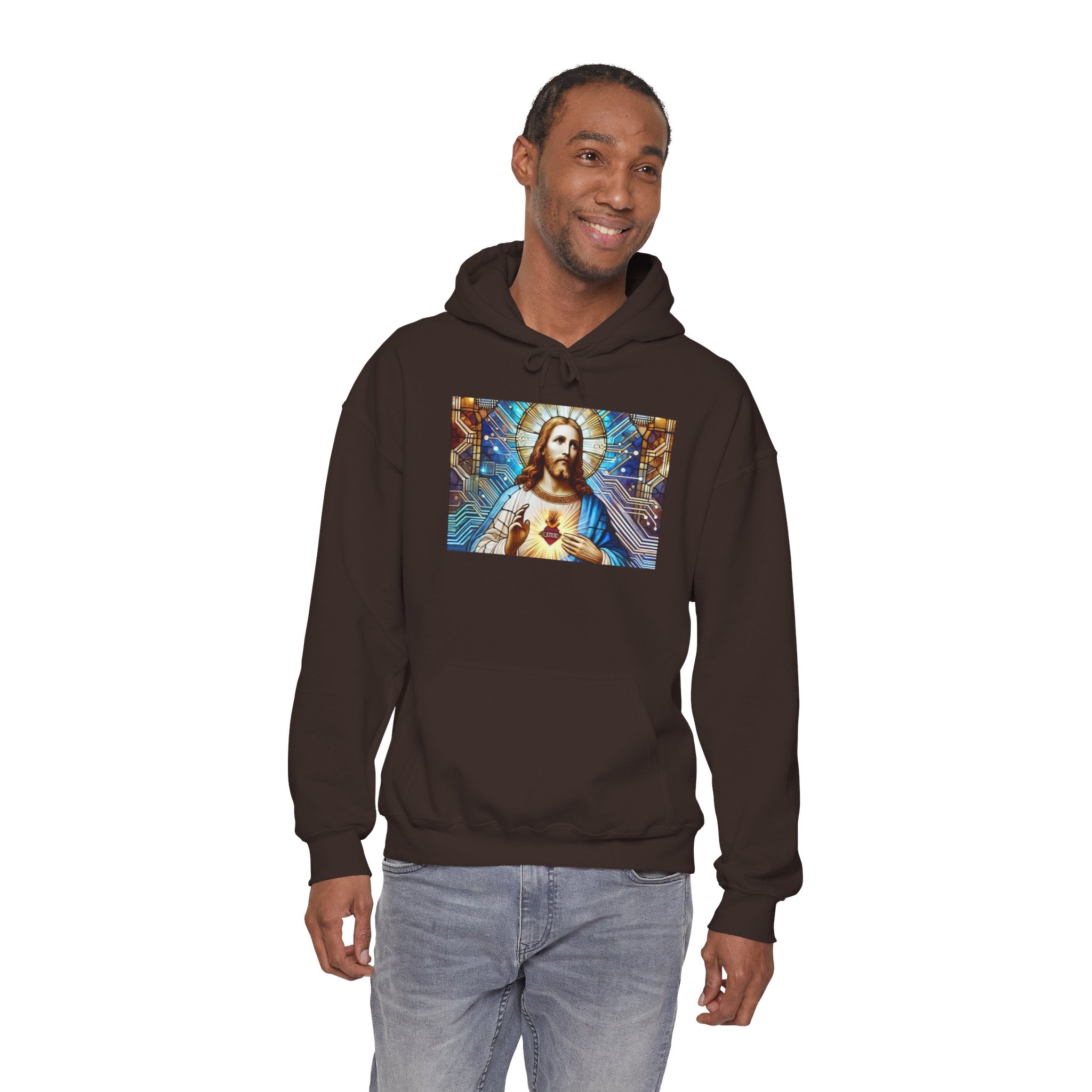 Digital Jesus Hoodie — Graphic Sweatshirt