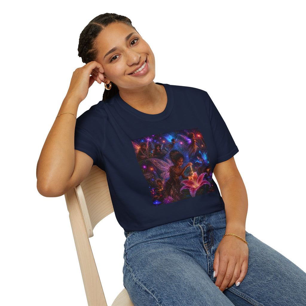 Fairy Garden T-Shirt — Enchanted Nightlight Wings Design