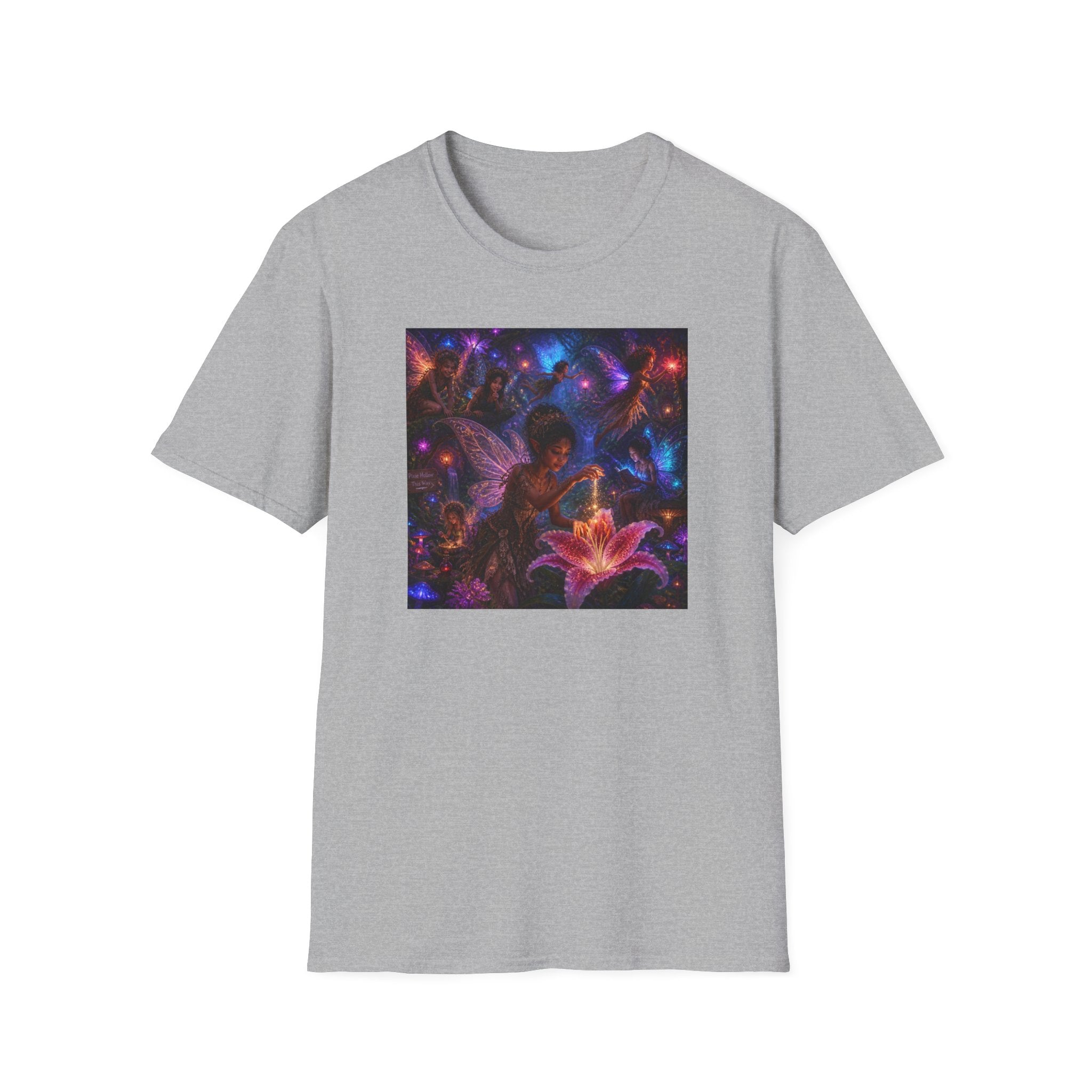 Fairy Garden T-Shirt — Enchanted Nightlight Wings Design