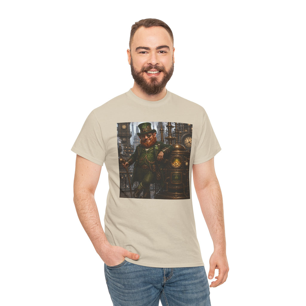 Steampunk Leprechaun T-Shirt — Vintage Industrial St. Patrick’s Day Tee