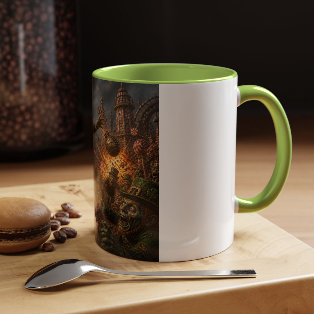Steampunk Humpty Dumpty Fantasy Coffee Mug — Dark Fantasy Accent Mug (11/15oz)
