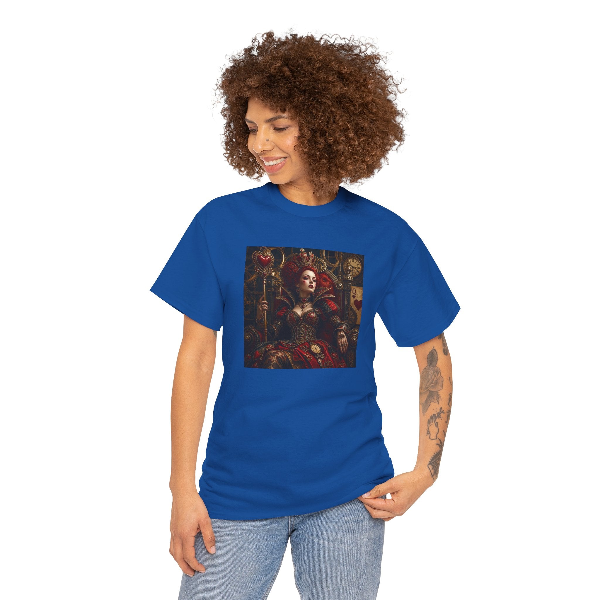 Gothic - Steampunk Queen Art Tee - Dark Renaissance Portrait T-Shirt
