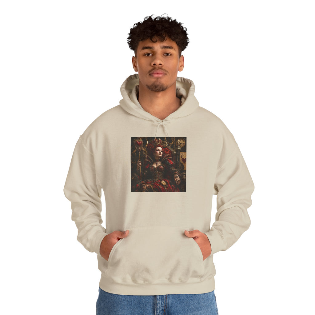Medieval Steampunk Noble Portrait Hoodie — Vintage Renaissance Art Pullover