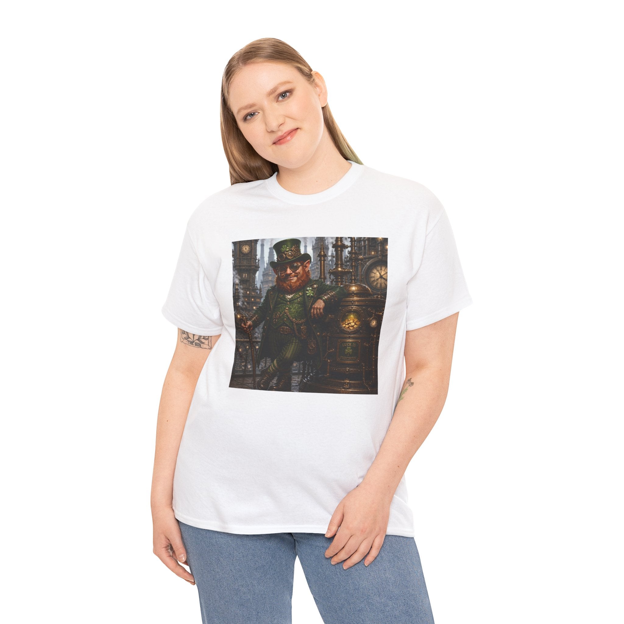 Steampunk Leprechaun T-Shirt — Vintage Industrial St. Patrick’s Day Tee