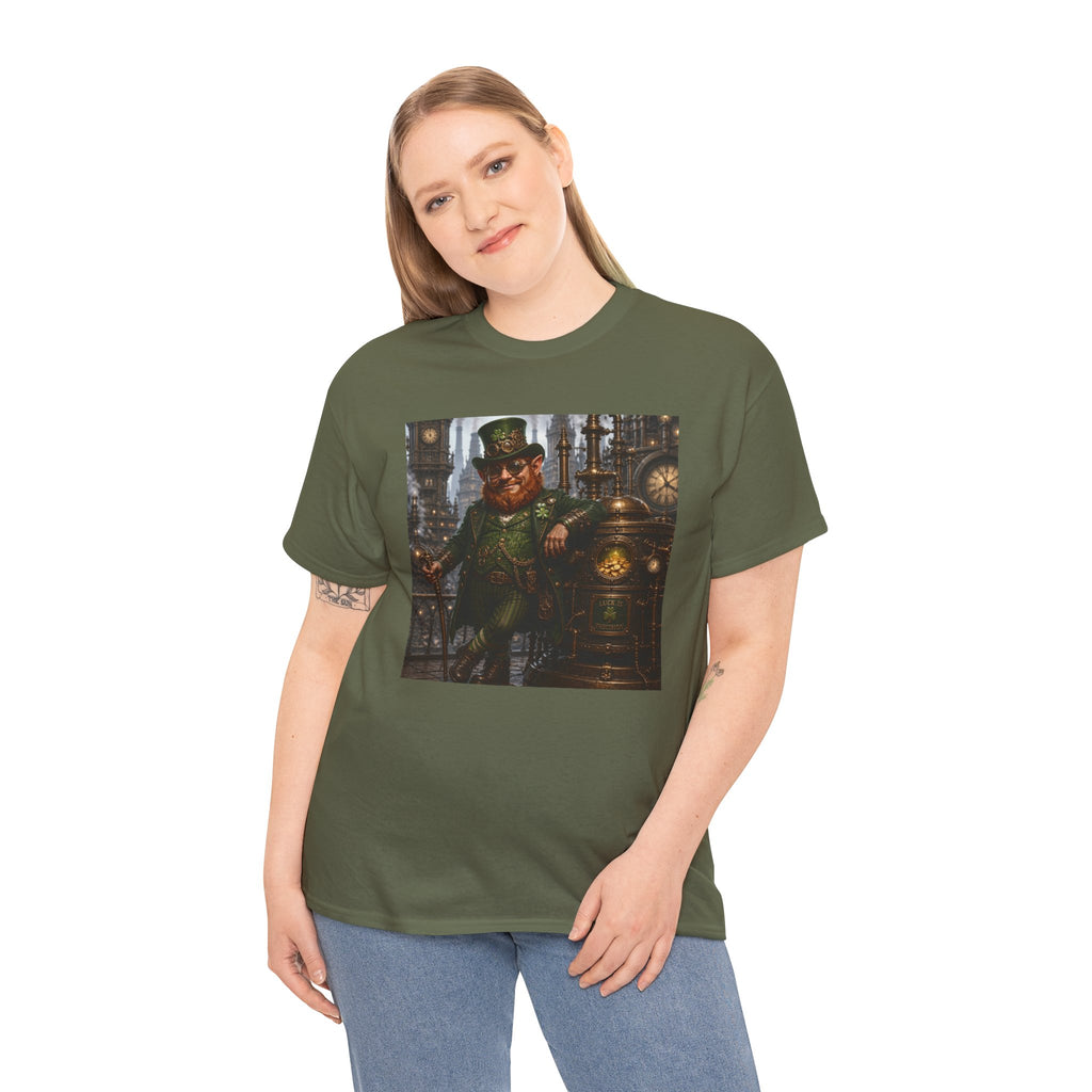 Steampunk Leprechaun T-Shirt — Vintage Industrial St. Patrick’s Day Tee
