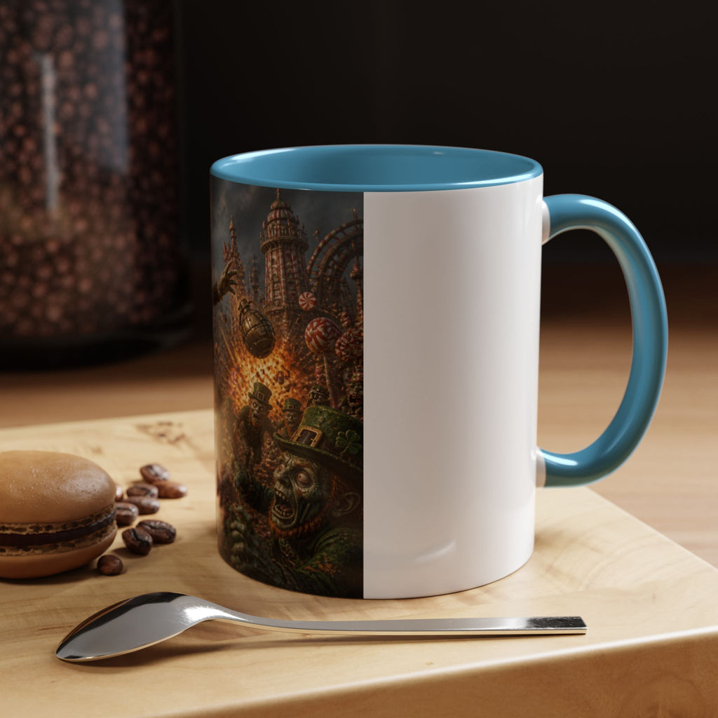 Steampunk Humpty Dumpty Fantasy Coffee Mug — Dark Fantasy Accent Mug (11/15oz)
