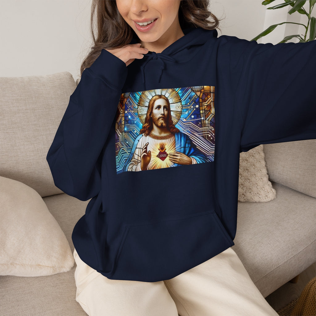 Digital Jesus Hoodie — Graphic Sweatshirt