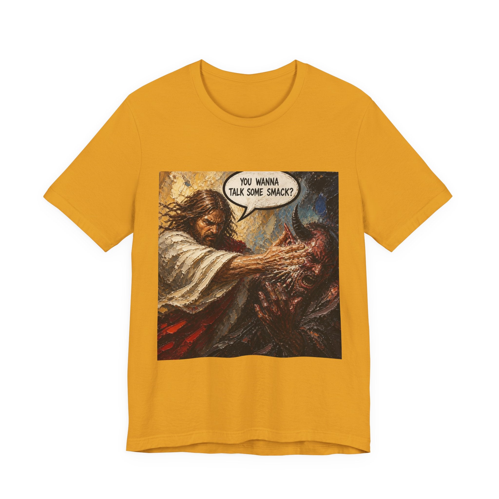 Graphic Tee — Bold Comic-Style ‘You Wanna Talk Some Smack?’ Design