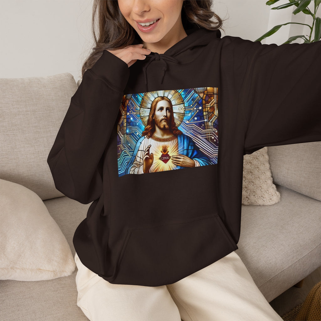 Digital Jesus Hoodie — Graphic Sweatshirt