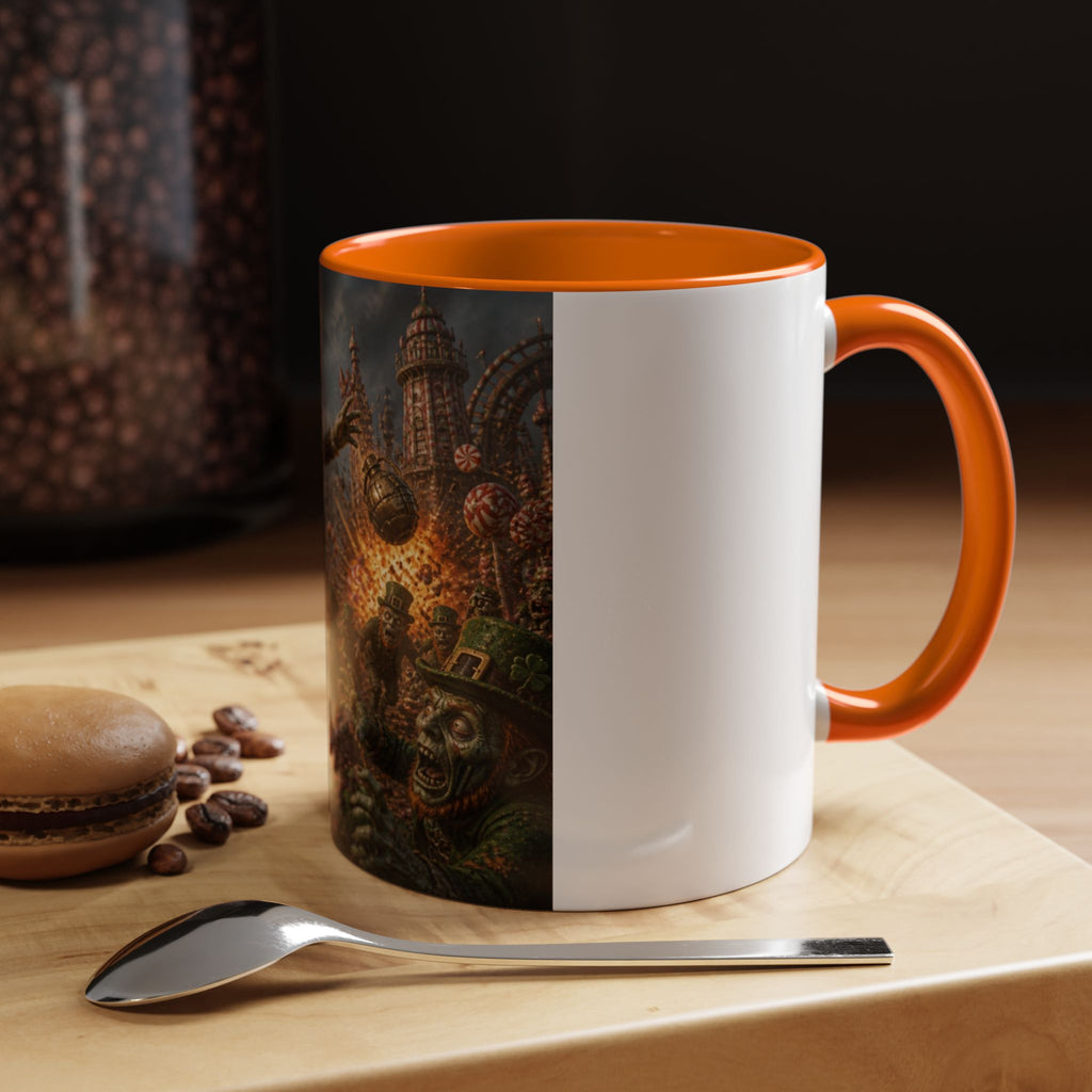 Steampunk Humpty Dumpty Fantasy Coffee Mug — Dark Fantasy Accent Mug (11/15oz)