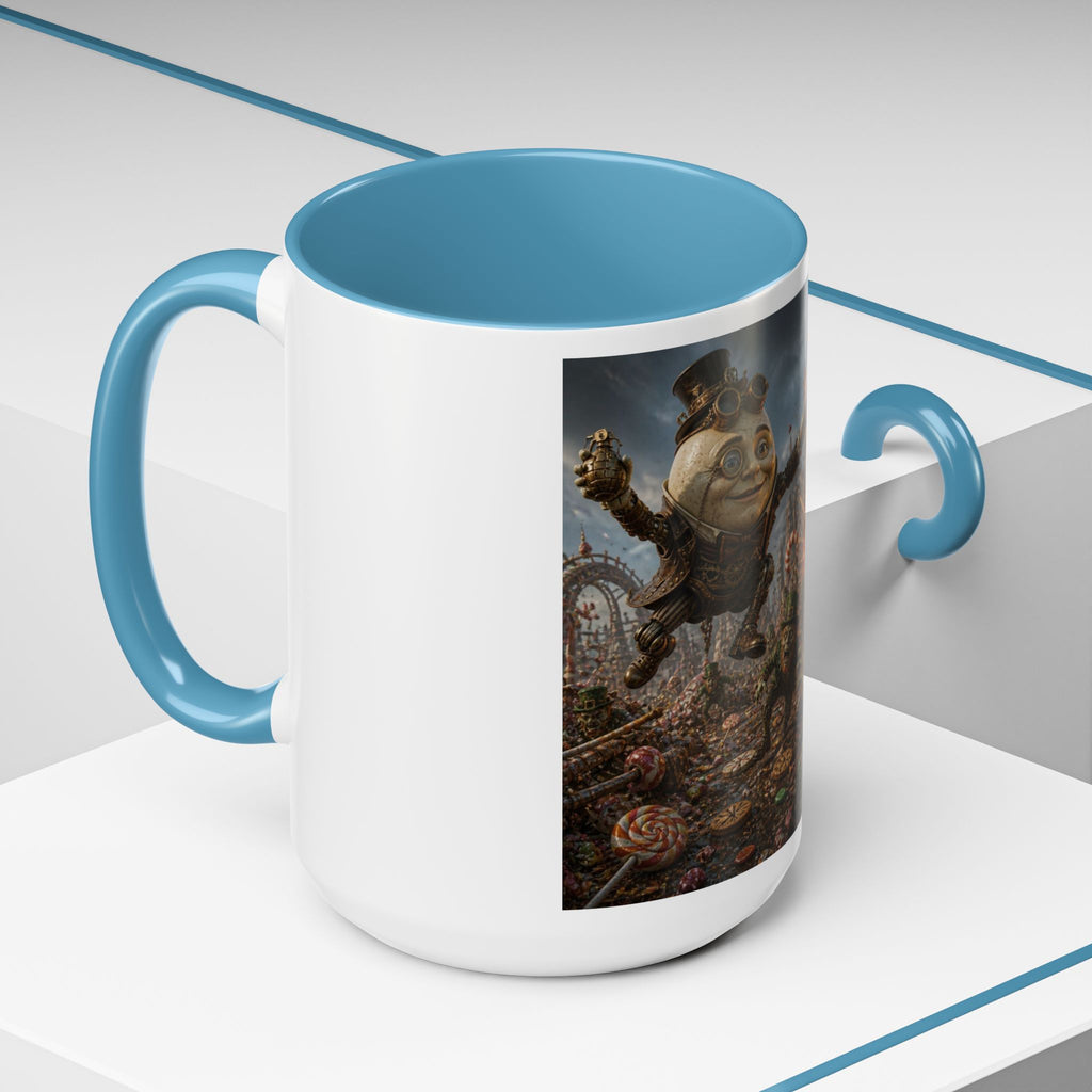 Steampunk Humpty Dumpty Fantasy Coffee Mug — Dark Fantasy Accent Mug (11/15oz)