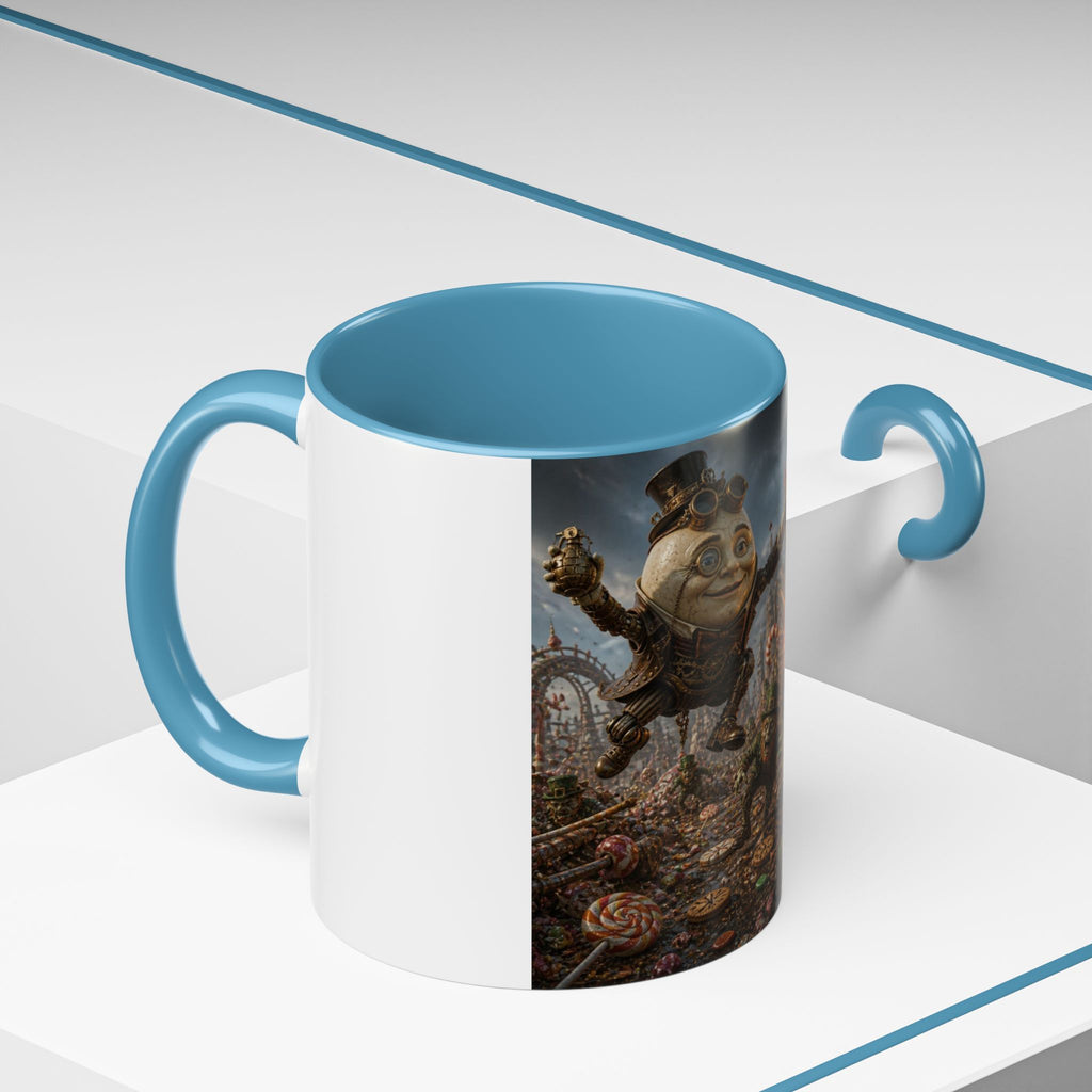 Steampunk Humpty Dumpty Fantasy Coffee Mug — Dark Fantasy Accent Mug (11/15oz)