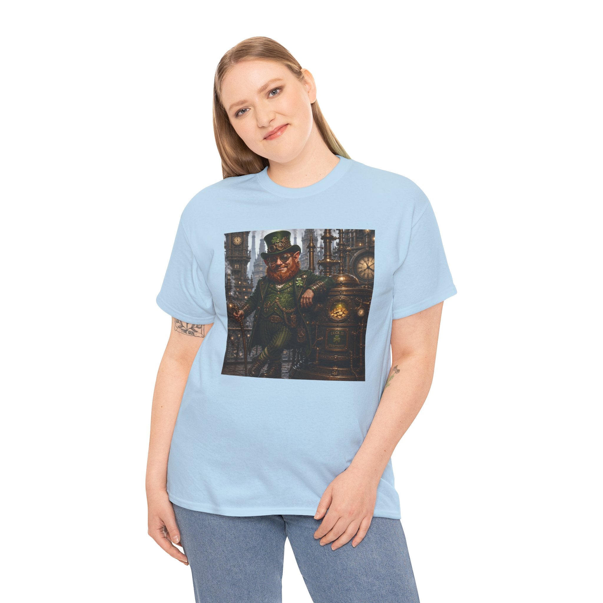 Steampunk Leprechaun T-Shirt — Vintage Industrial St. Patrick’s Day Tee