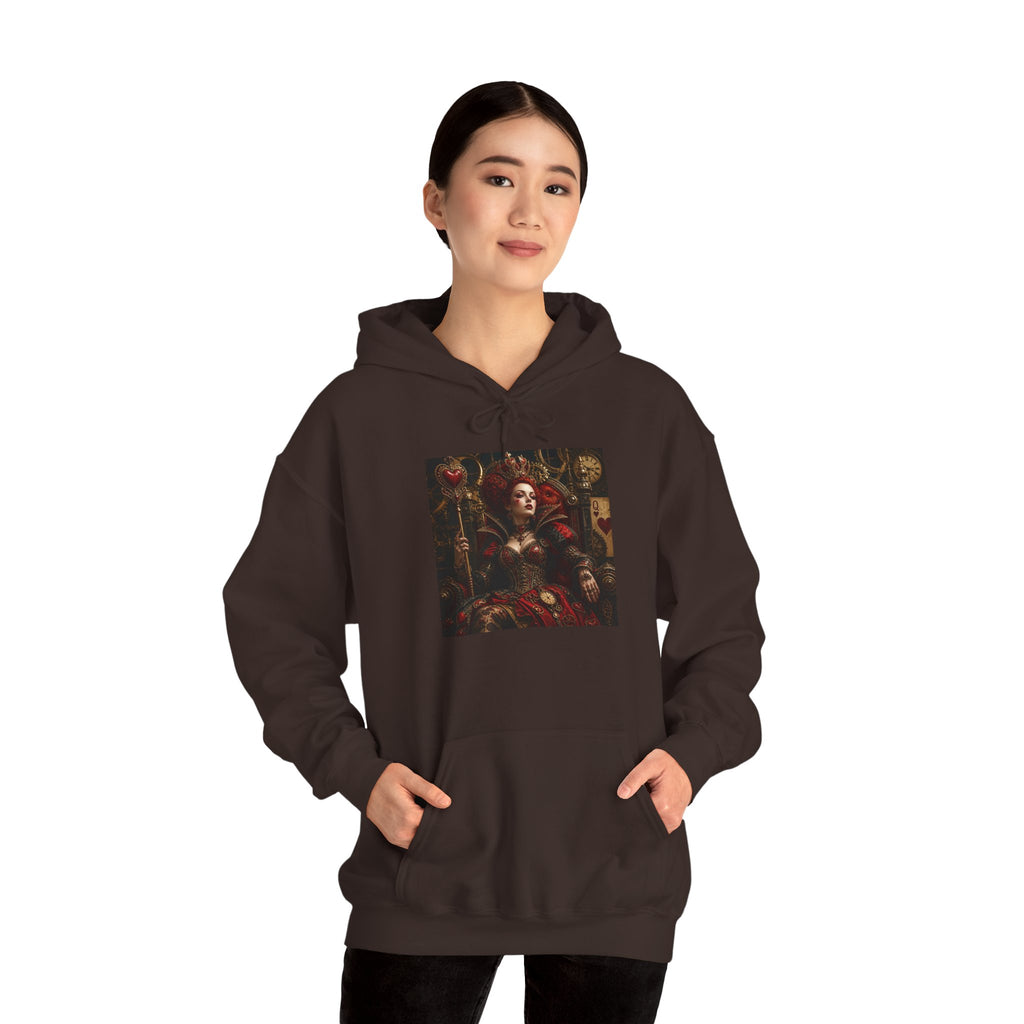 Medieval Steampunk Noble Portrait Hoodie — Vintage Renaissance Art Pullover
