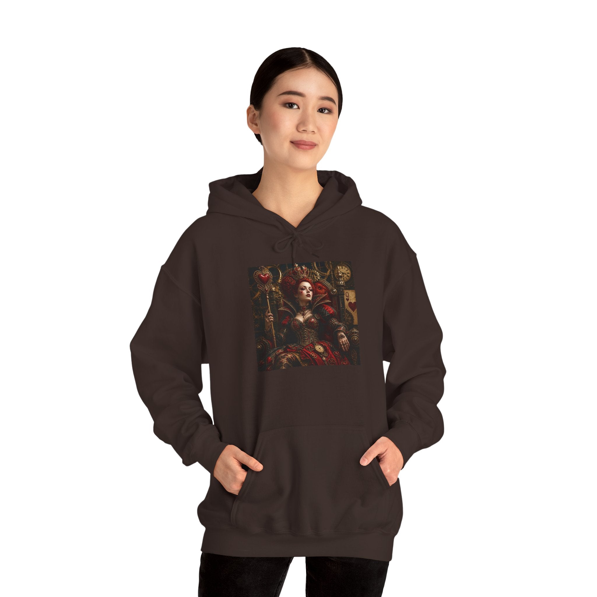 Medieval Steampunk Noble Portrait Hoodie — Vintage Renaissance Art Pullover