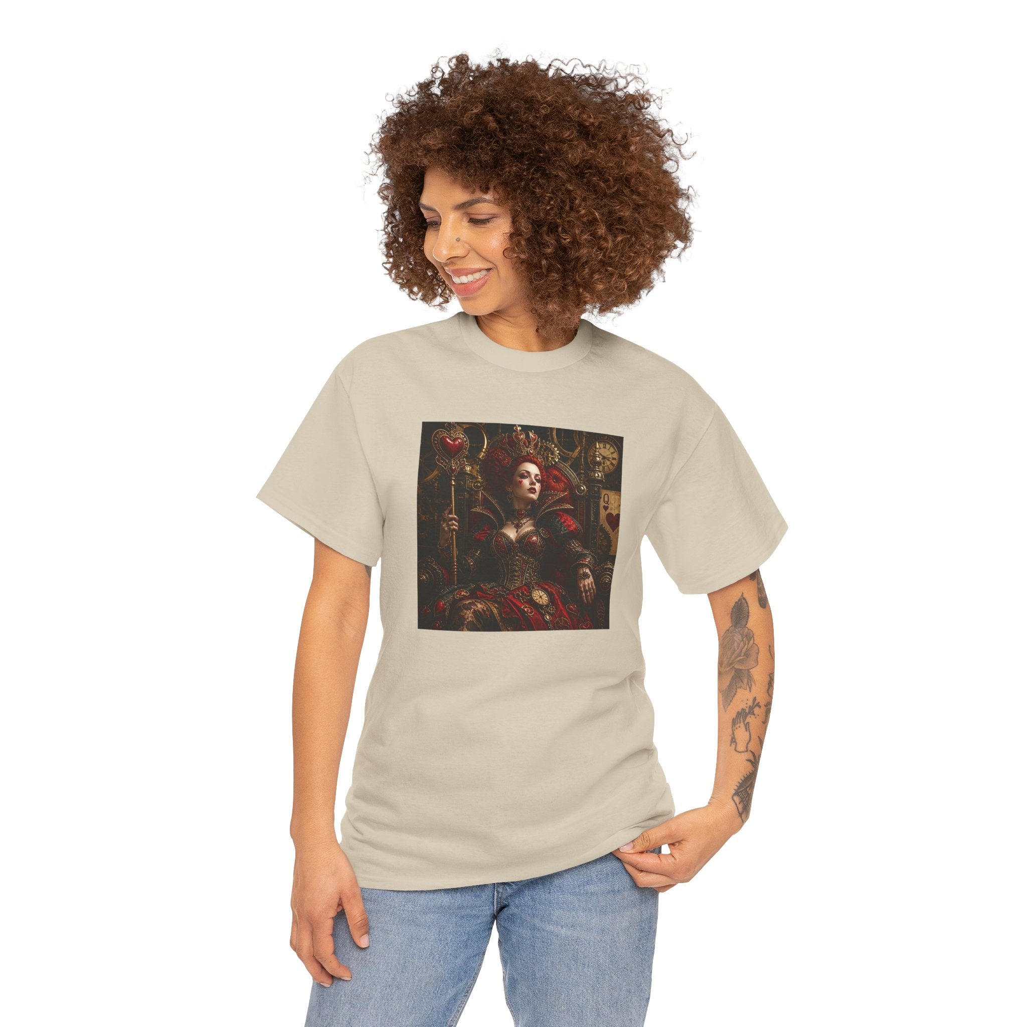 Gothic - Steampunk Queen Art Tee - Dark Renaissance Portrait T-Shirt