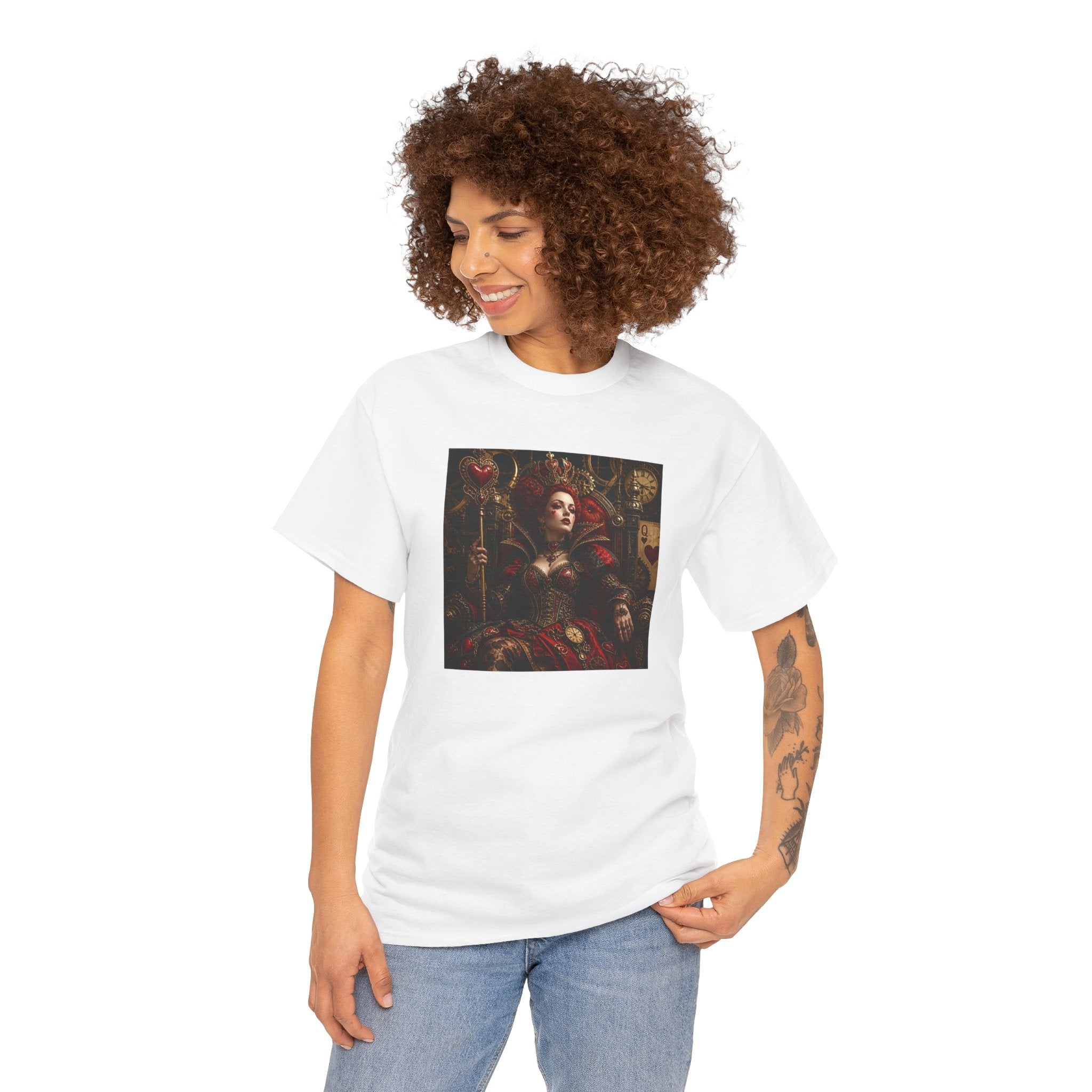 Gothic - Steampunk Queen Art Tee - Dark Renaissance Portrait T-Shirt