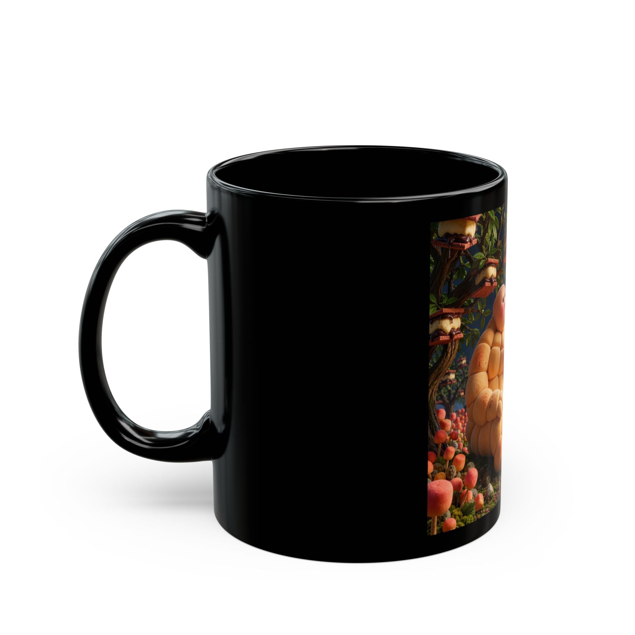 Candy Garden Ceramic Mug — Whimsical Gumball Creature Art (11oz/15oz)