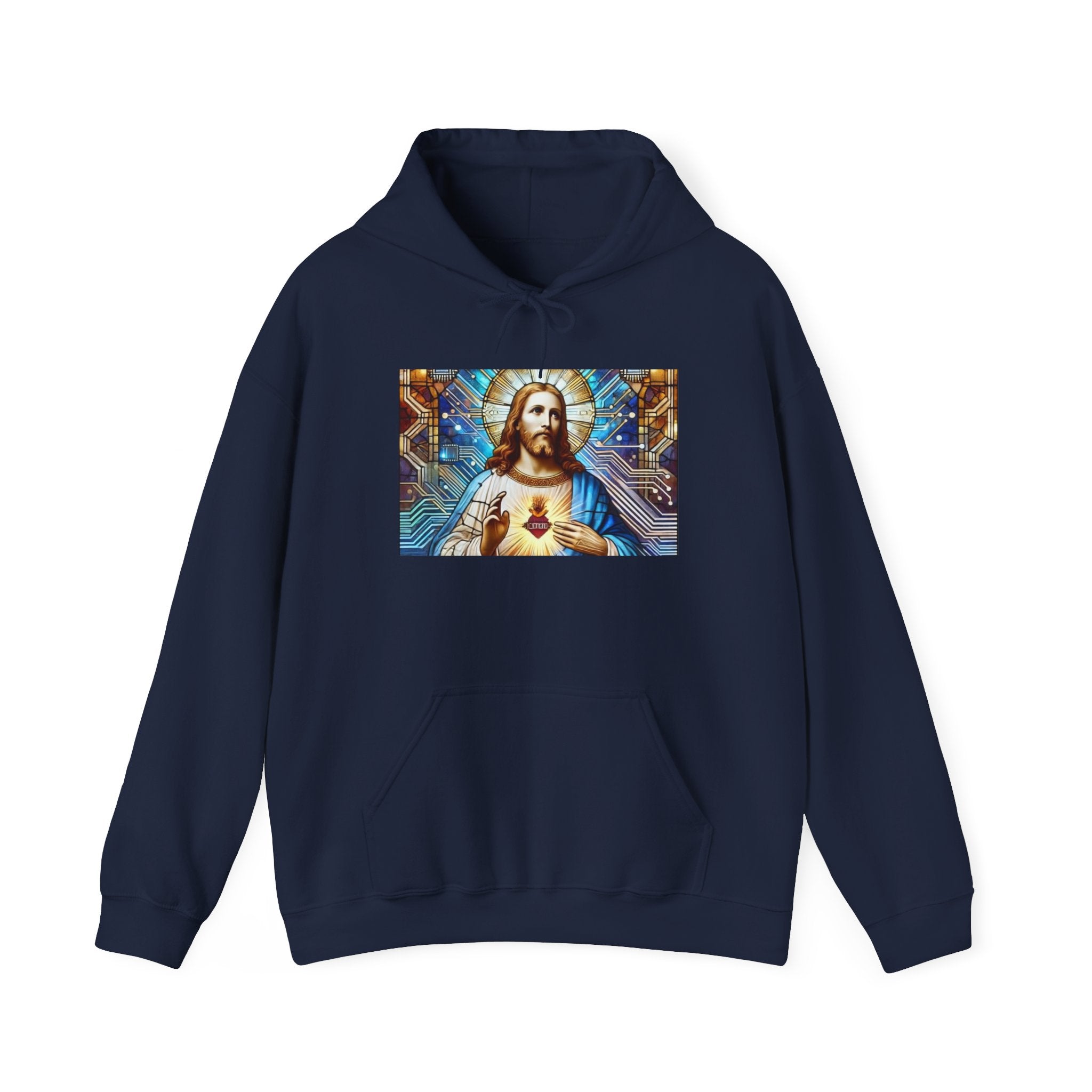 Digital Jesus Hoodie — Graphic Sweatshirt