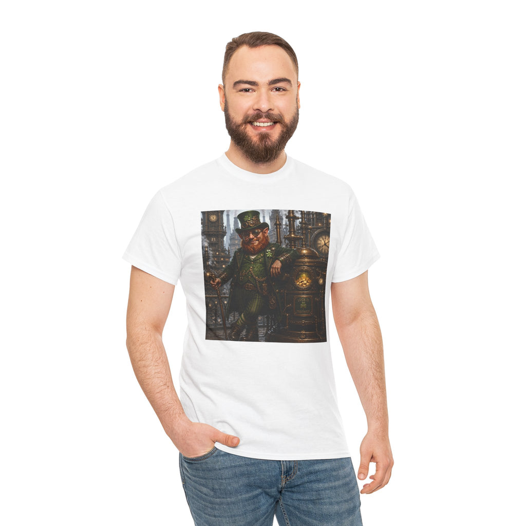Steampunk Leprechaun T-Shirt — Vintage Industrial St. Patrick’s Day Tee