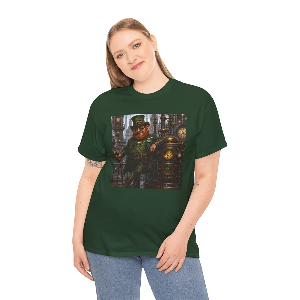 Steampunk Leprechaun T-Shirt — Vintage Industrial St. Patrick’s Day Tee