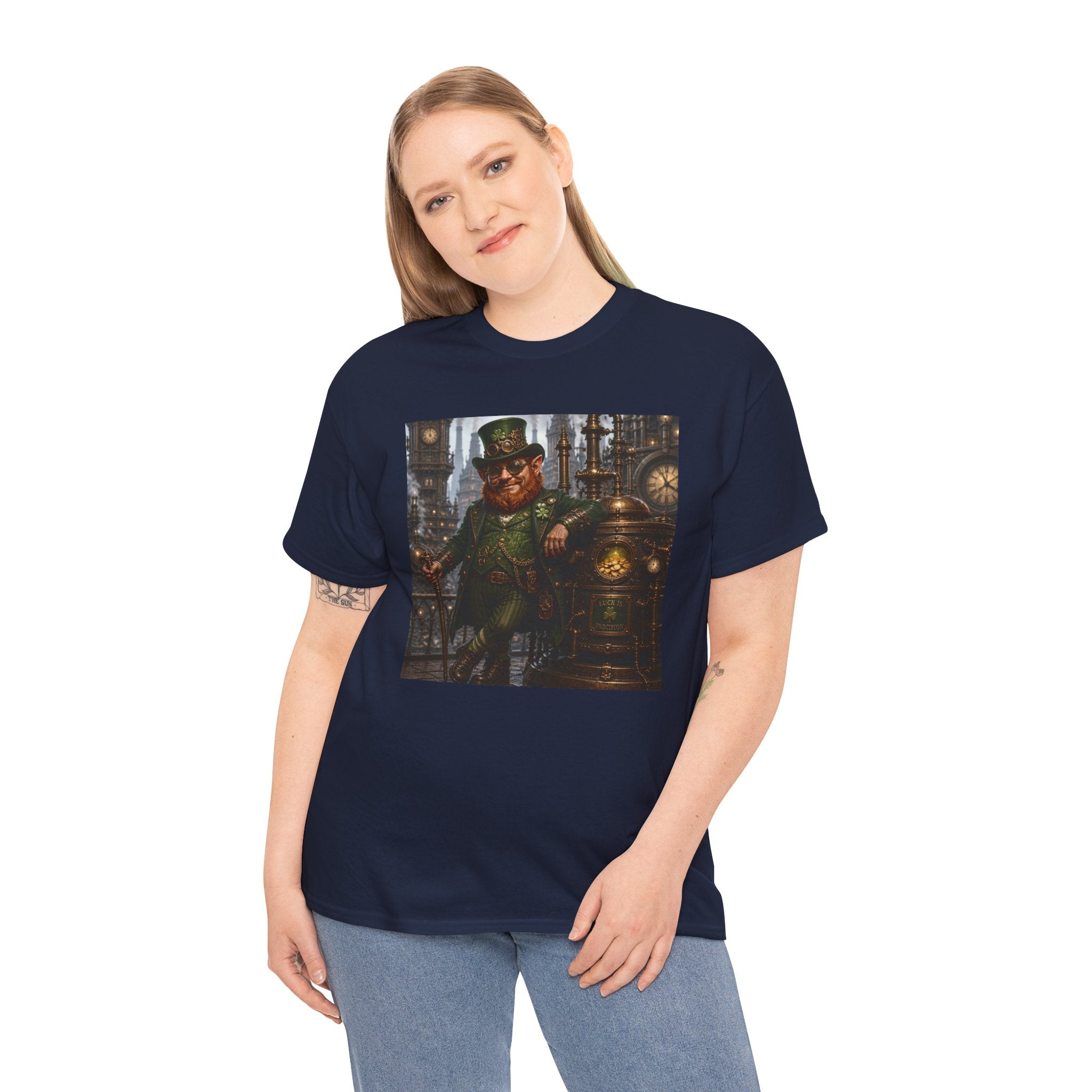 Steampunk Leprechaun T-Shirt — Vintage Industrial St. Patrick’s Day Tee