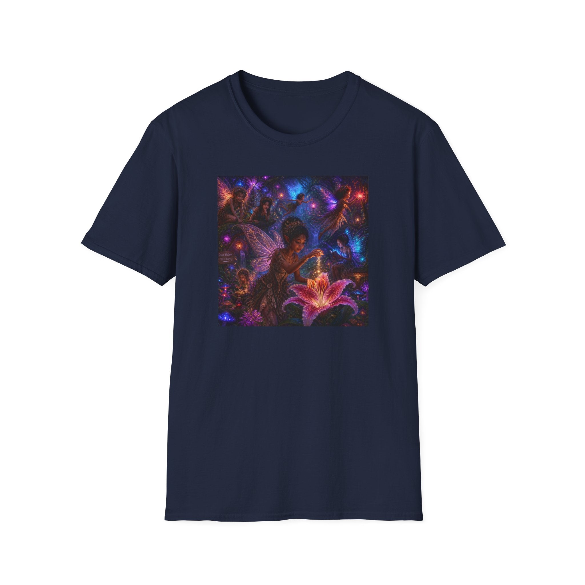 Fairy Garden T-Shirt — Enchanted Nightlight Wings Design