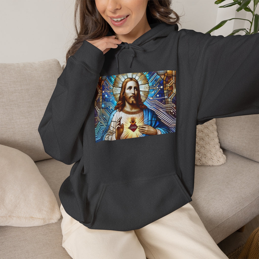 Digital Jesus Hoodie — Graphic Sweatshirt