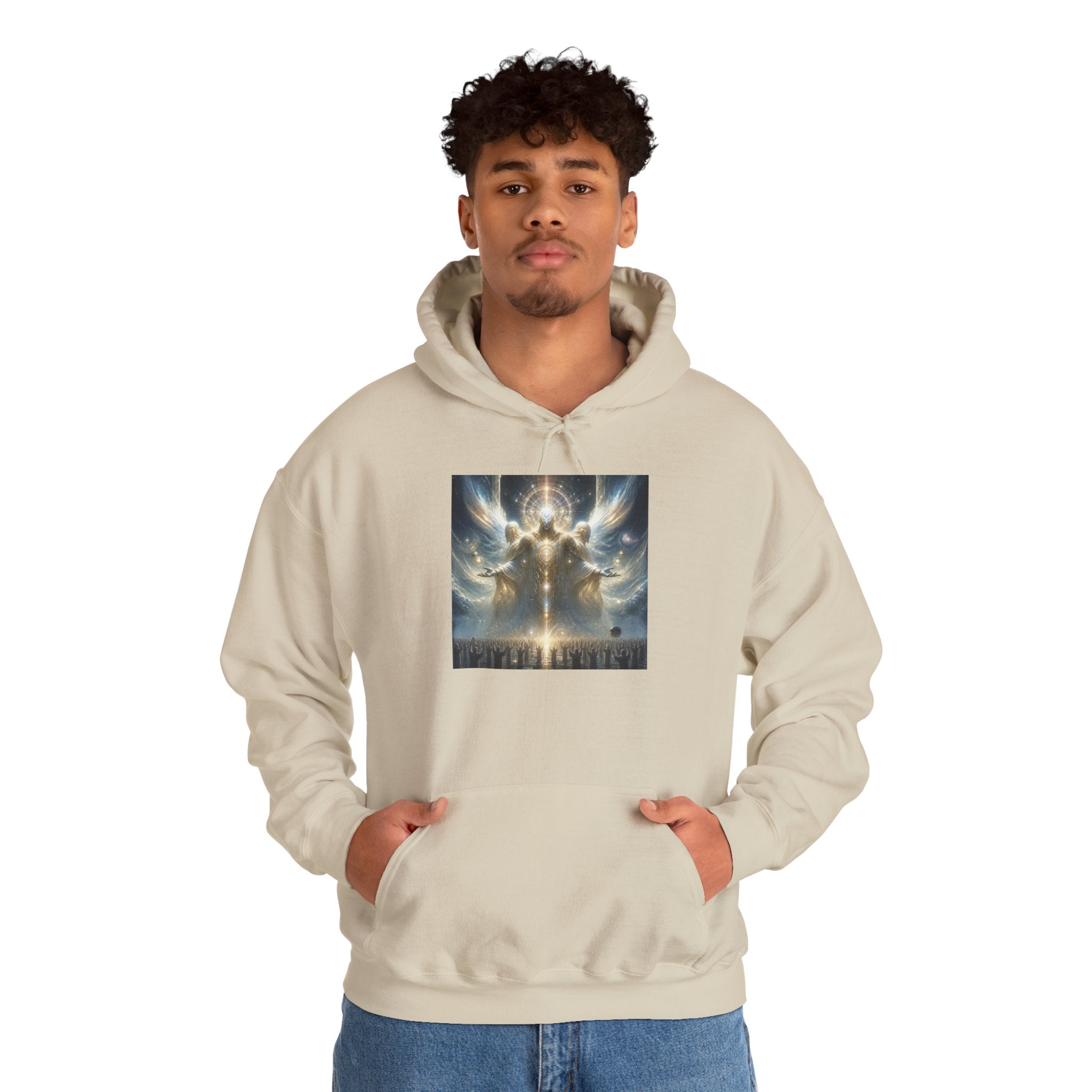 Elohim Gathering— Ethereal Angelic Cloudscape Pullover