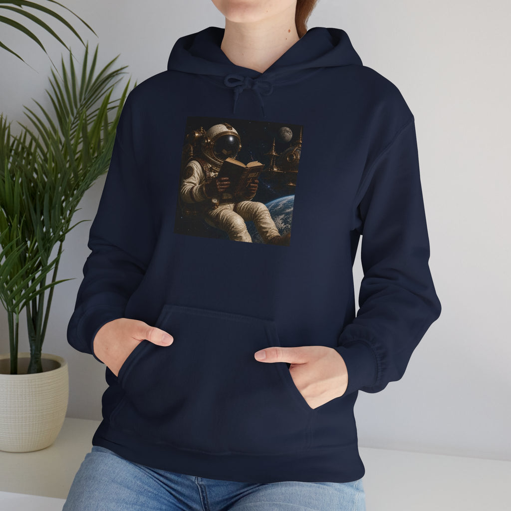Astronaut Lounge Hoodie — Vintage Space Crew Astronaut Graphic Sweatshirt