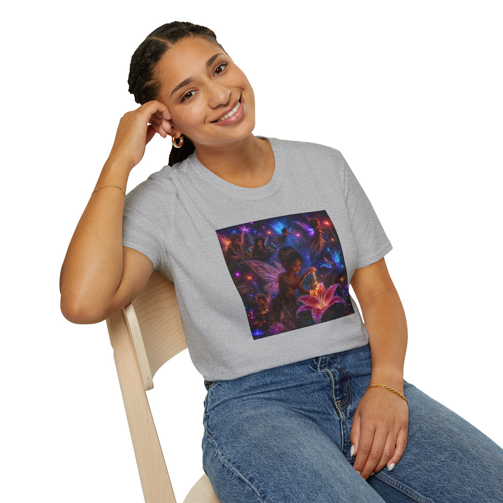 Fairy Garden T-Shirt — Enchanted Nightlight Wings Design