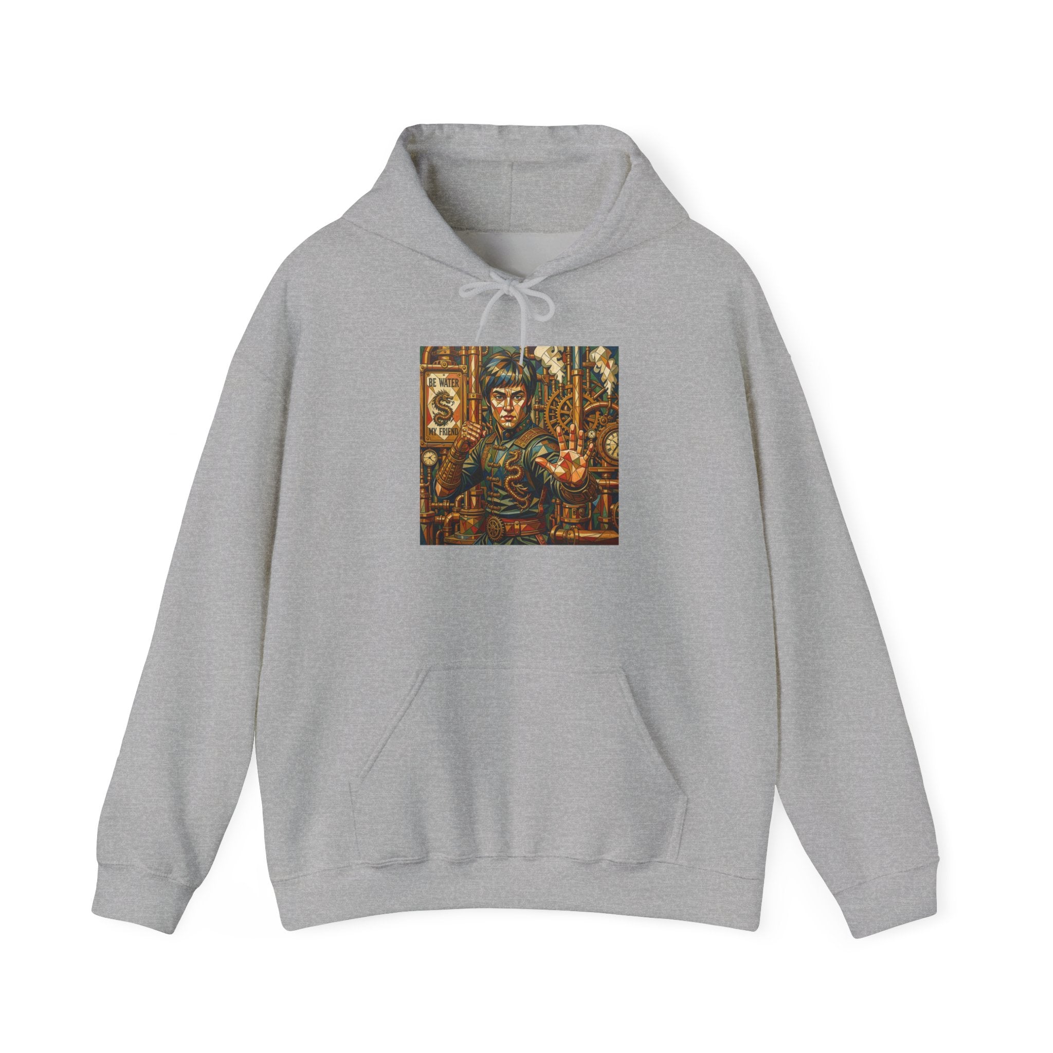 Hoodie —Steampunk Bruce Lee Artwork Hooded Sweatshirt