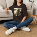 King Kong Cityscape T-Shirt — Vintage Ape vs Biplanes Graphic Tee