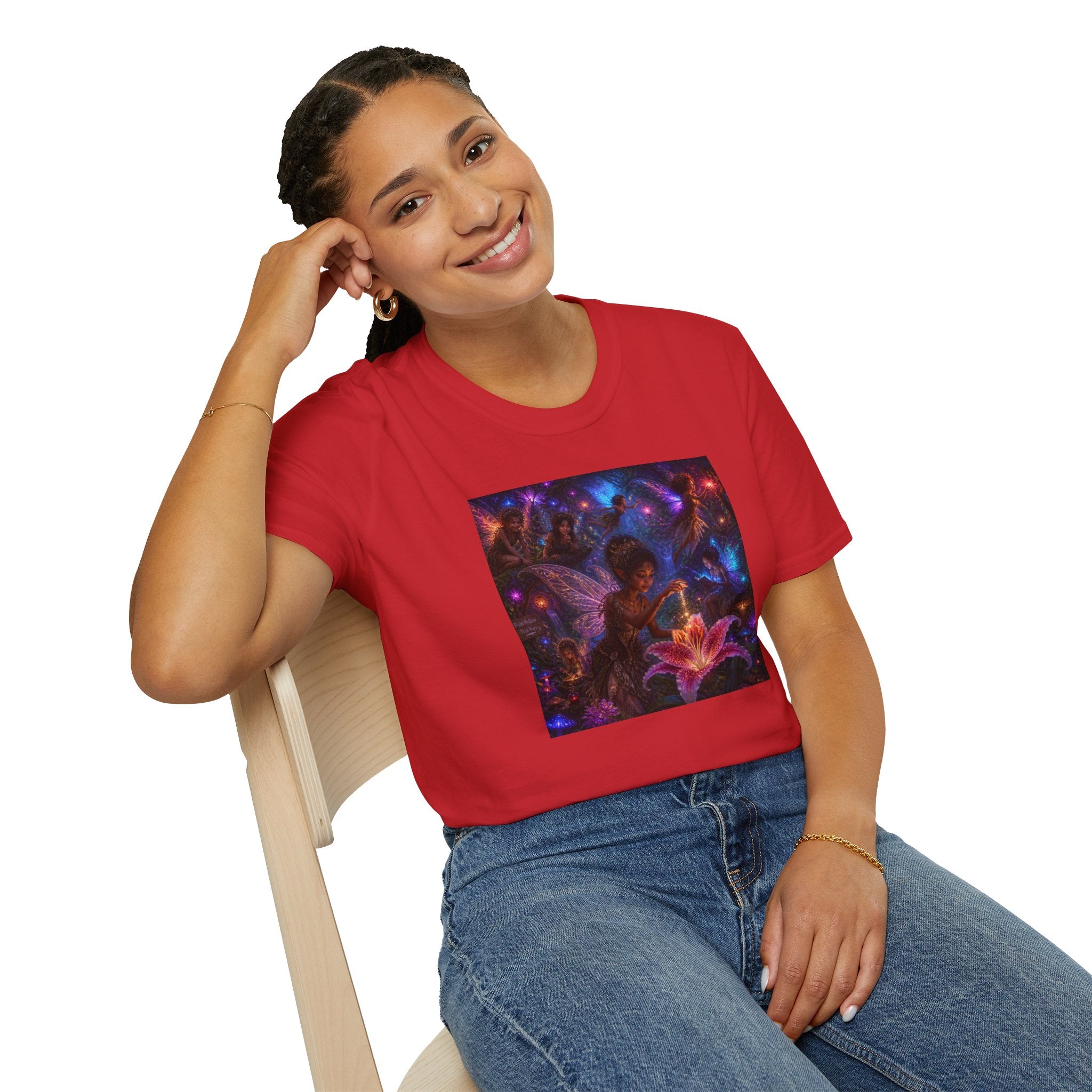 Fairy Garden T-Shirt — Enchanted Nightlight Wings Design