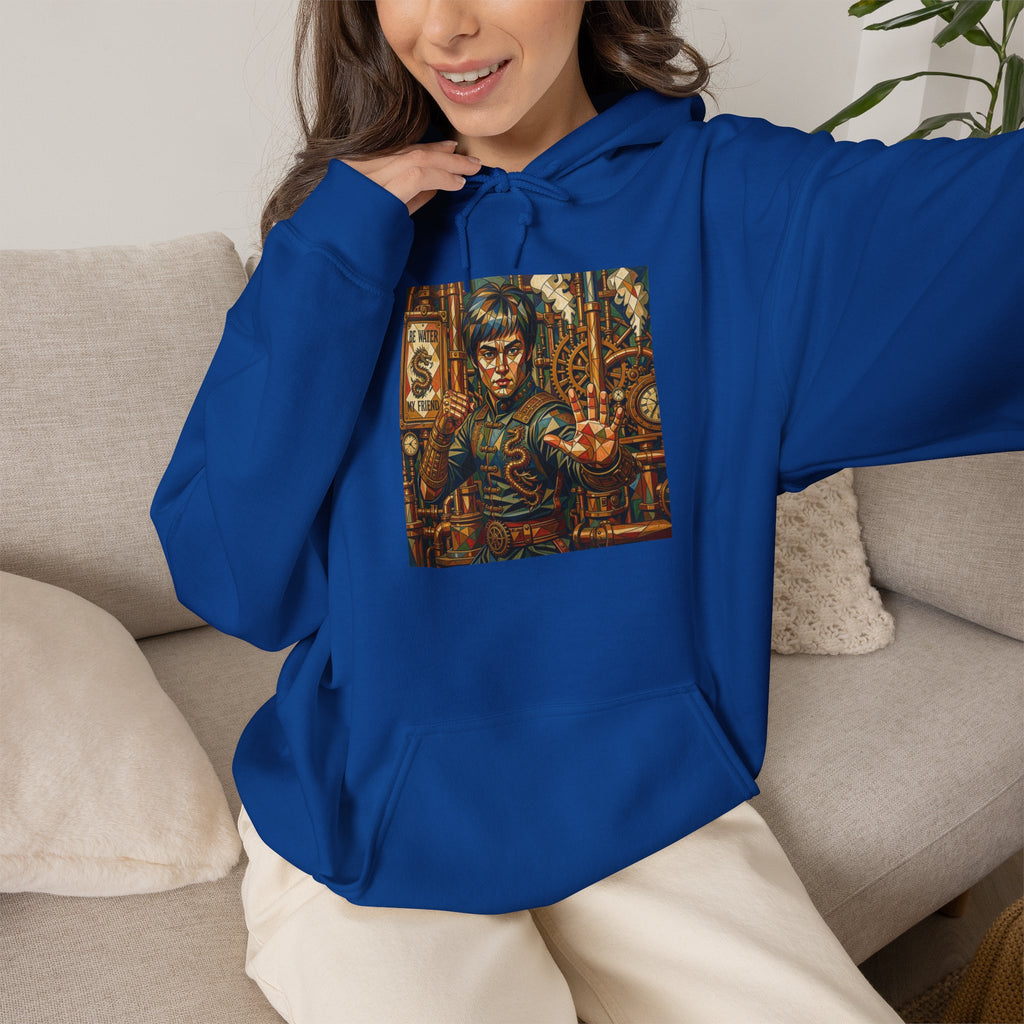 Hoodie —Steampunk Bruce Lee Artwork Hooded Sweatshirt