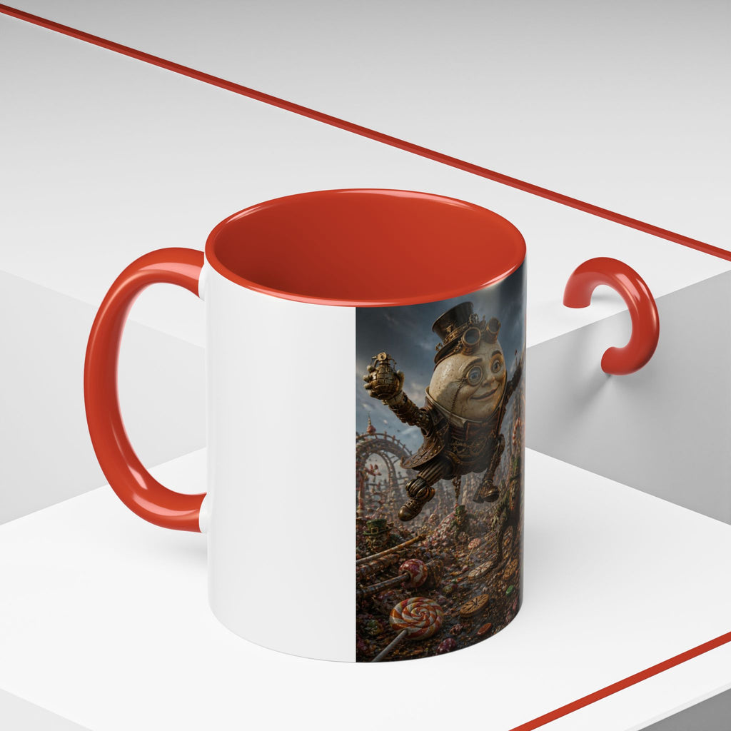 Steampunk Humpty Dumpty Fantasy Coffee Mug — Dark Fantasy Accent Mug (11/15oz)