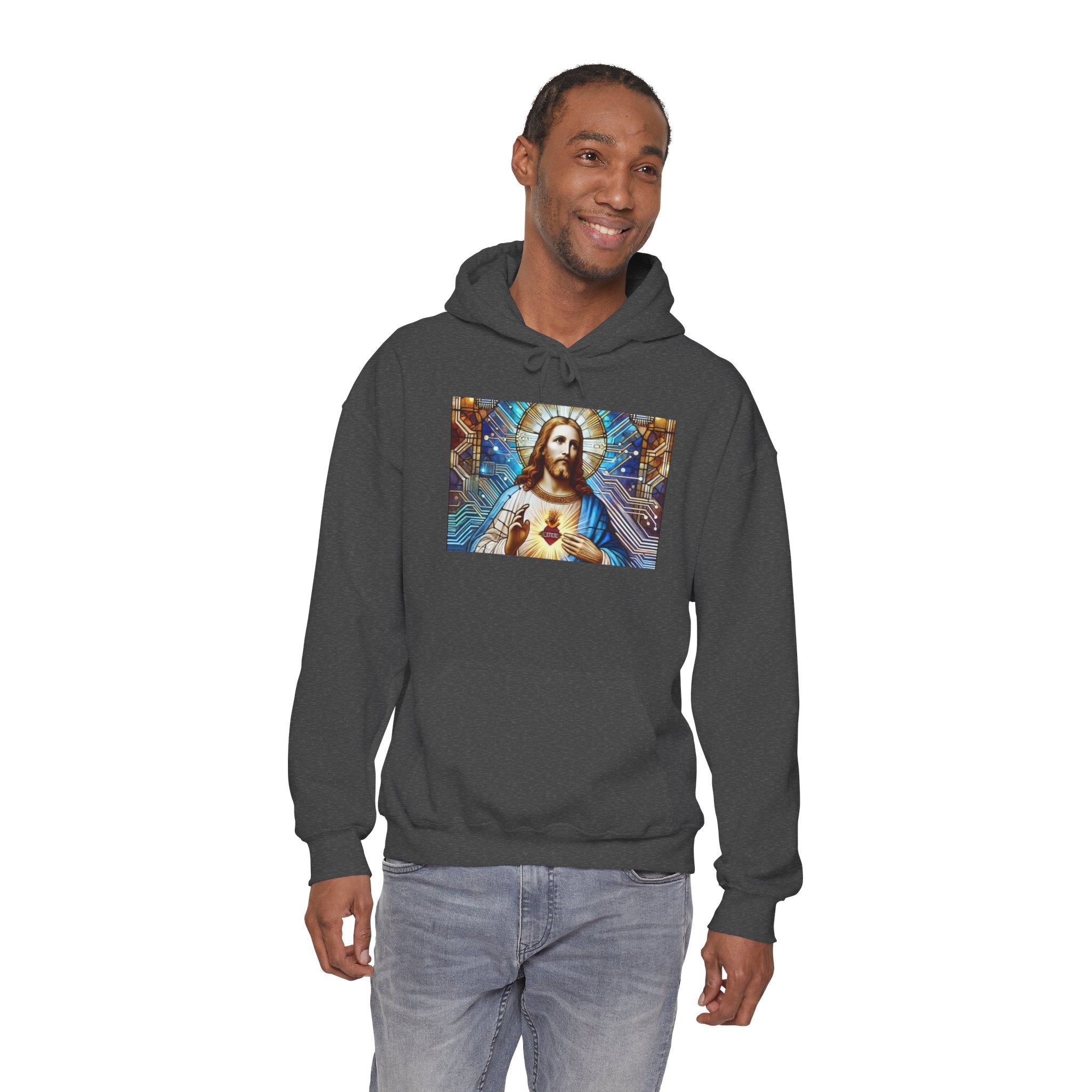 Digital Jesus Hoodie — Graphic Sweatshirt