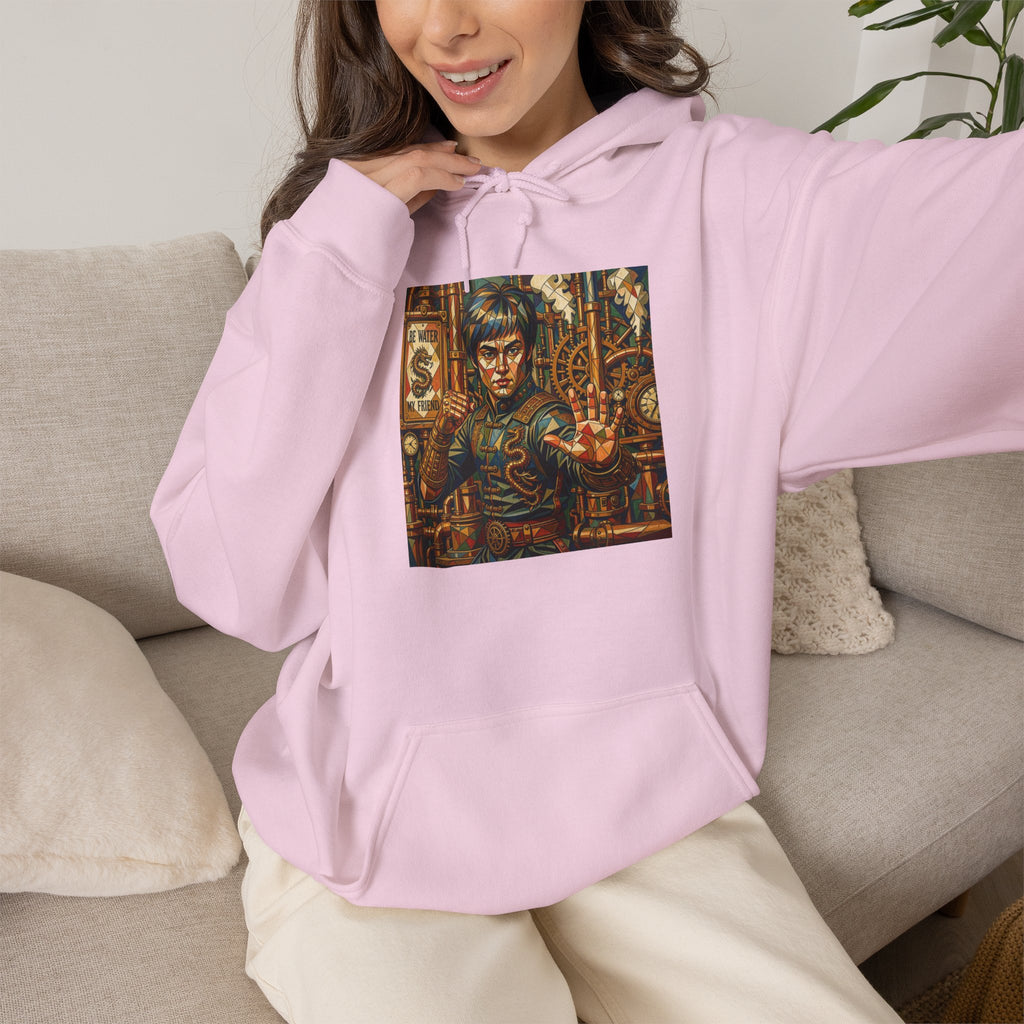 Hoodie —Steampunk Bruce Lee Artwork Hooded Sweatshirt
