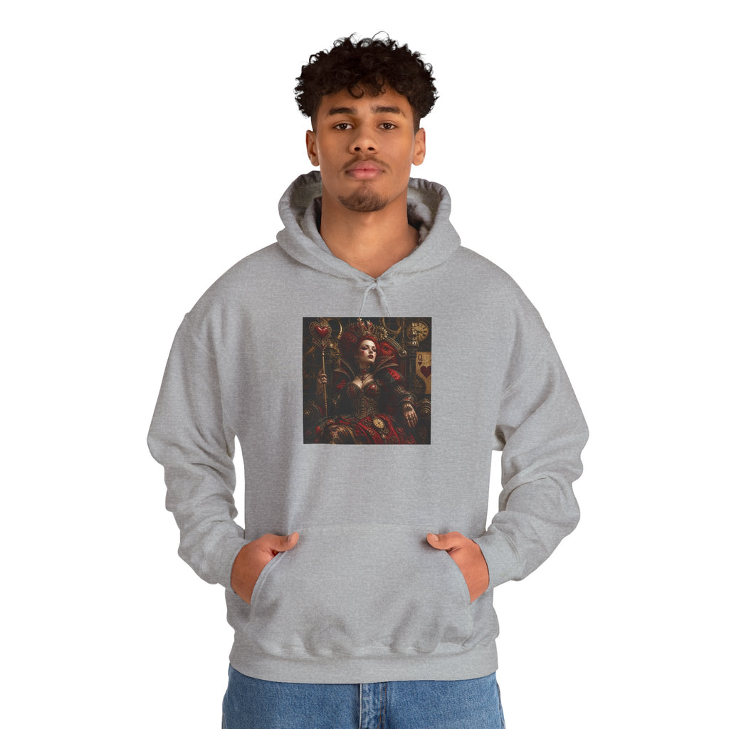 Medieval Steampunk Noble Portrait Hoodie — Vintage Renaissance Art Pullover
