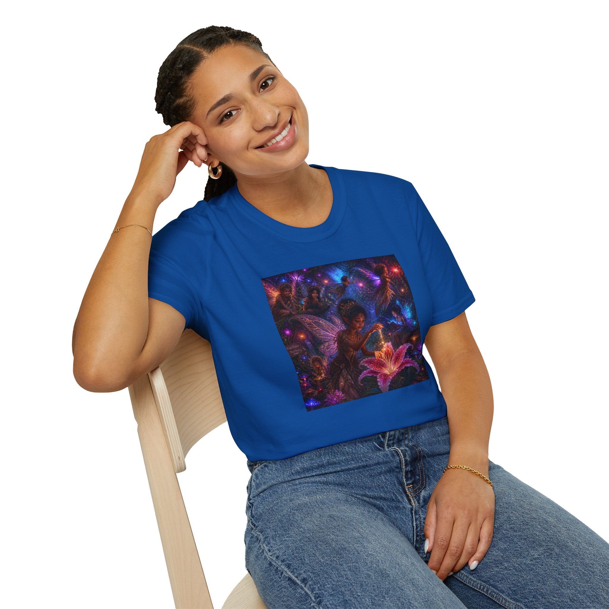 Fairy Garden T-Shirt — Enchanted Nightlight Wings Design