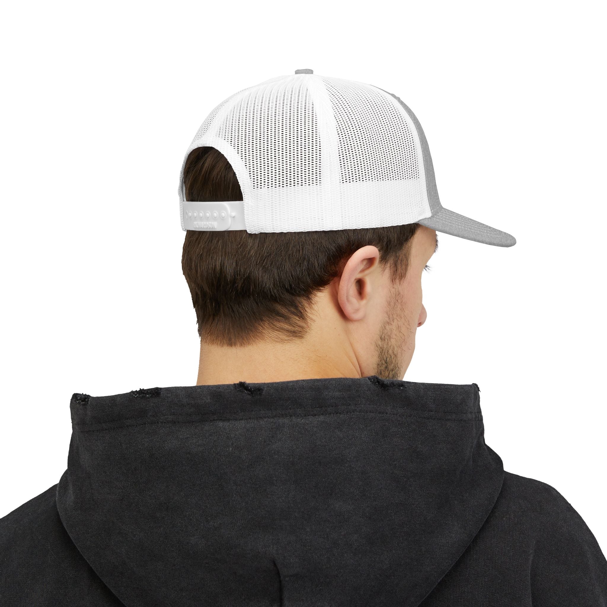 Trucker Cap — Vibrant Neon Jesus Patch Snapback