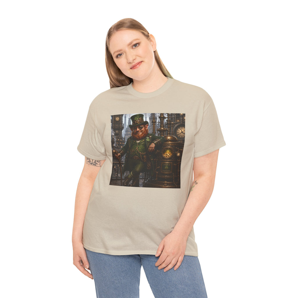 Steampunk Leprechaun T-Shirt — Vintage Industrial St. Patrick’s Day Tee