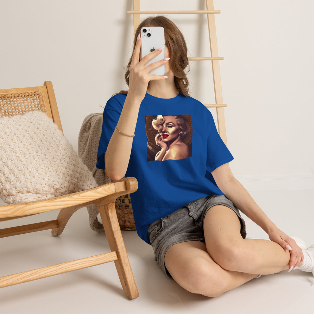 Vintage Glam Portrait Tee — Retro Pinup Art T-Shirt
