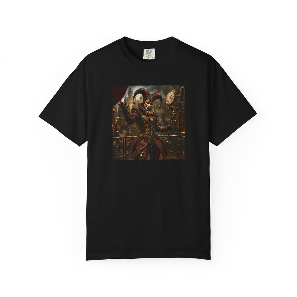 Steampunk Dark Carnival Jester Illustration