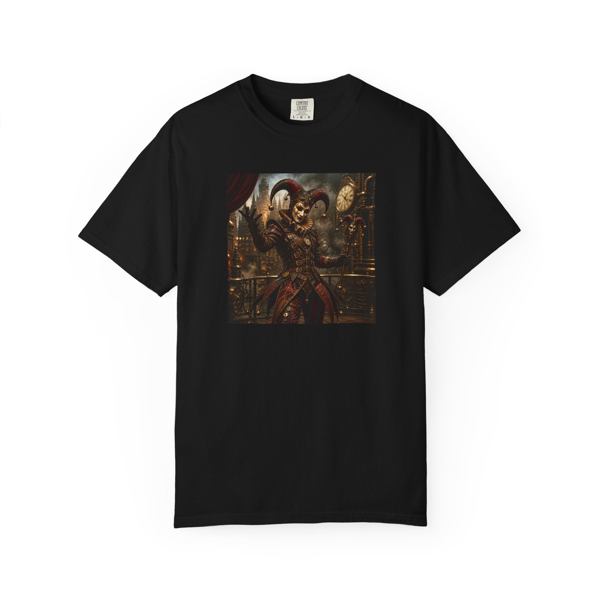 Steampunk Dark Carnival Jester Illustration
