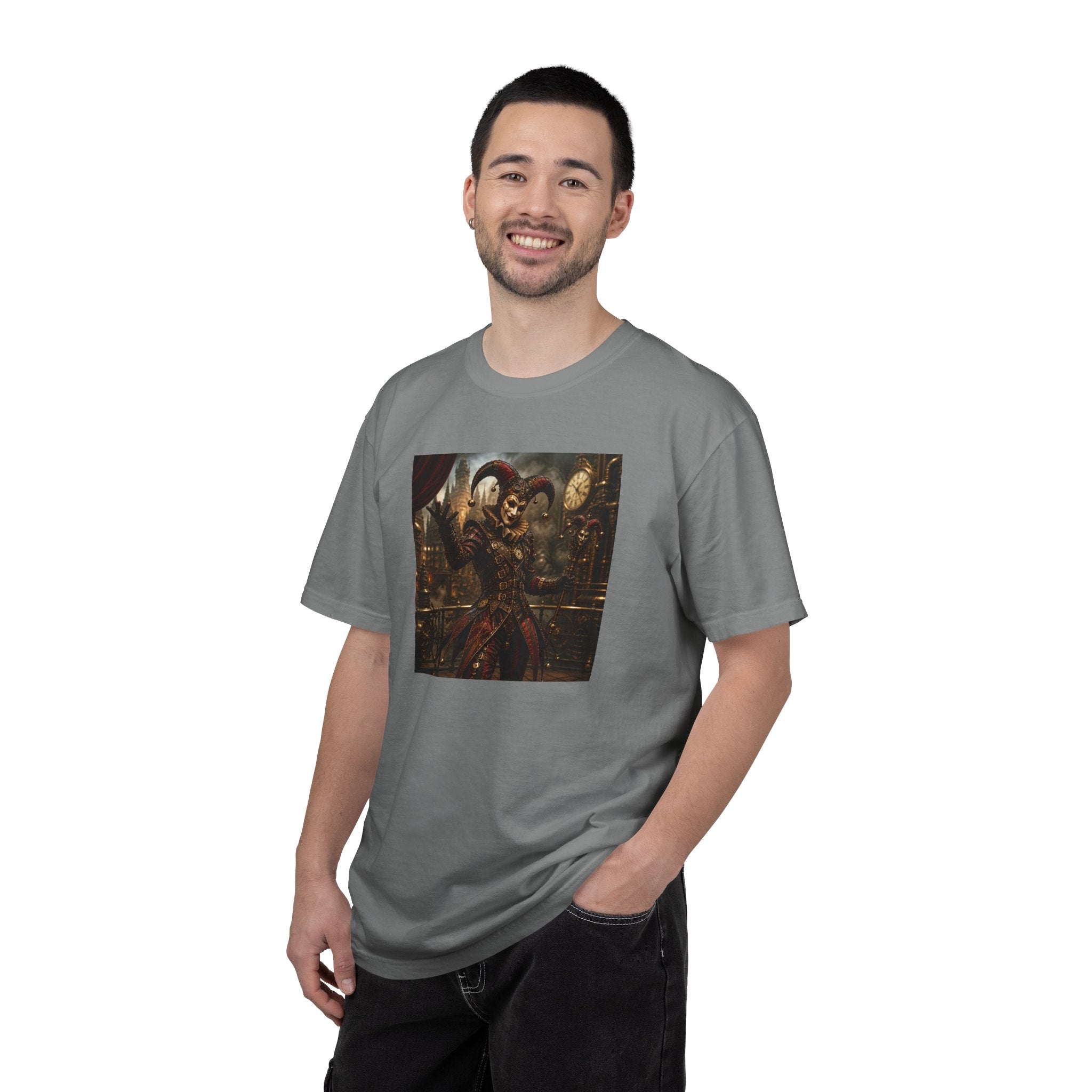 Steampunk Dark Carnival Jester Illustration