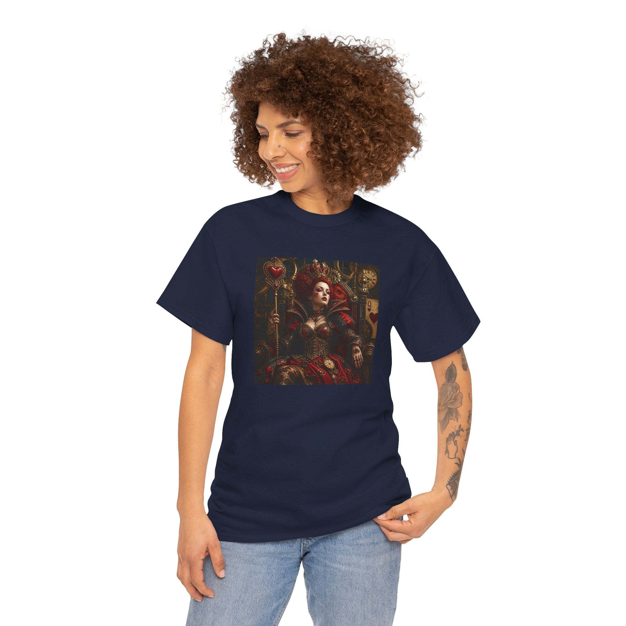 Gothic - Steampunk Queen Art Tee - Dark Renaissance Portrait T-Shirt