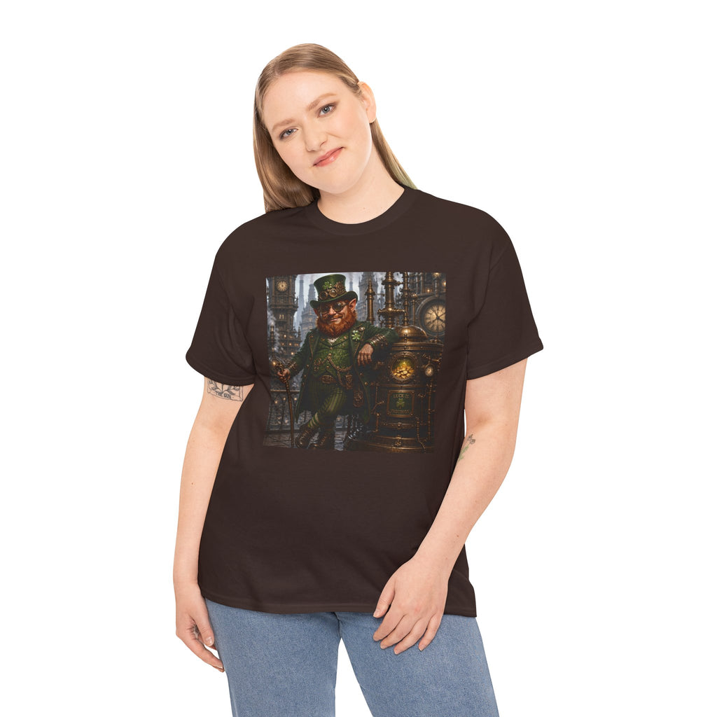Steampunk Leprechaun T-Shirt — Vintage Industrial St. Patrick’s Day Tee