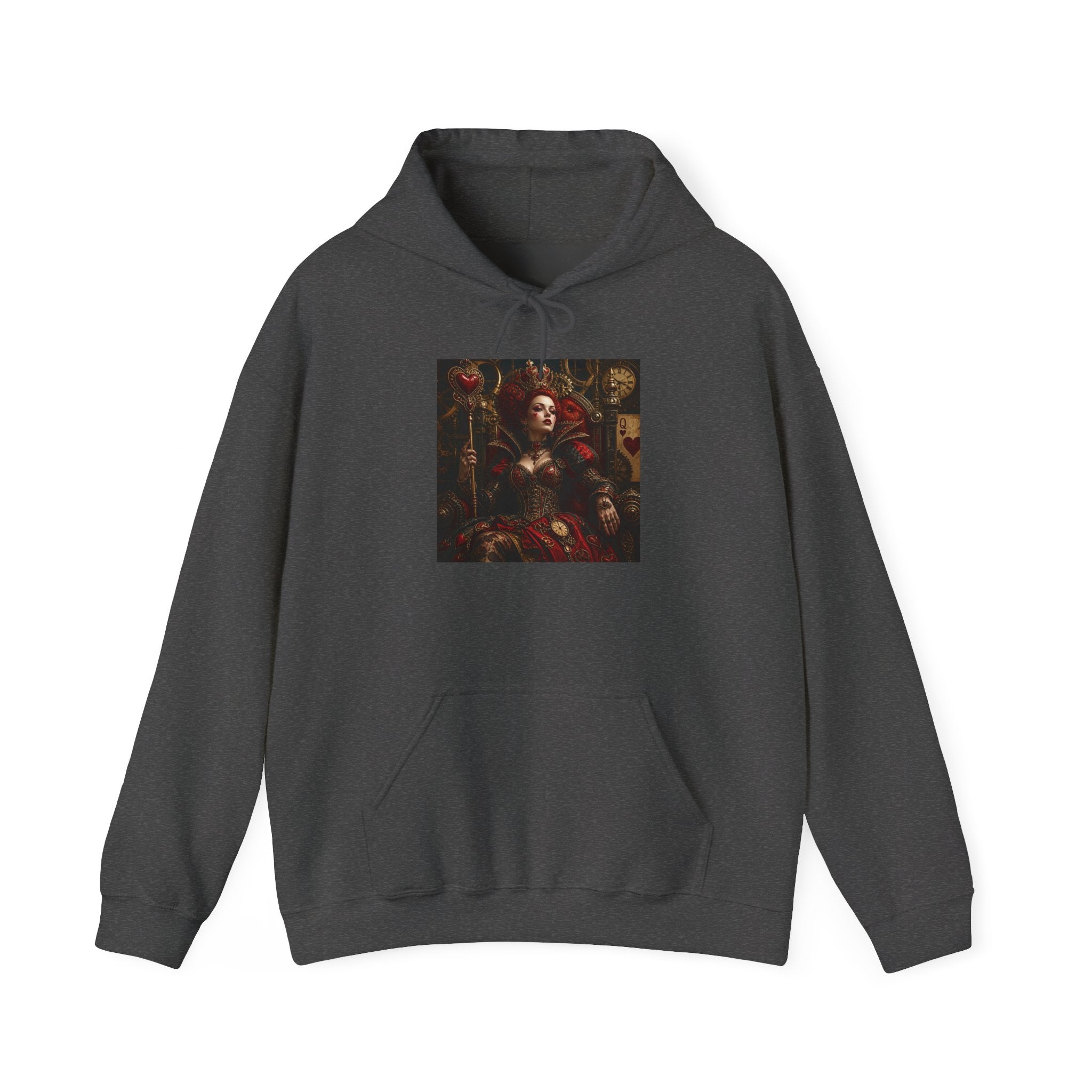 Medieval Steampunk Noble Portrait Hoodie — Vintage Renaissance Art Pullover