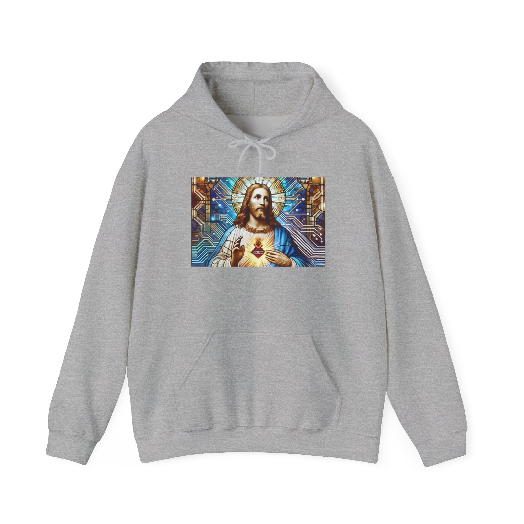 Digital Jesus Hoodie — Graphic Sweatshirt